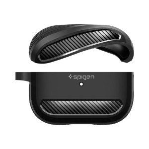Чехол Spigen Rugged Armor для Airpods Pro Matte Black
