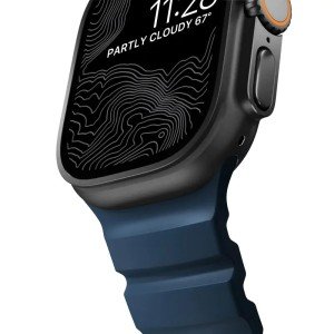 Ремешок Nomad Rocky Point Band для Apple Watch, Black Finish 44/45/46/49mm Atlantic