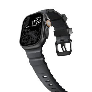 Ремешок Nomad Rocky Point Band для Apple Watch, Black Finish 44/45/46/49mm Storm