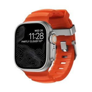 Ремешок Nomad Rocky Point Band для Apple Watch 44/45/46/49mm Magma