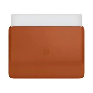 Чехол-папка Apple Leather Sleeve для Macbook Air/Pro 15" Saddle Brown
