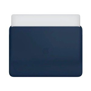 Чехол-папка Apple Leather Sleeve для Macbook Air/Pro 15" Midnight Blue