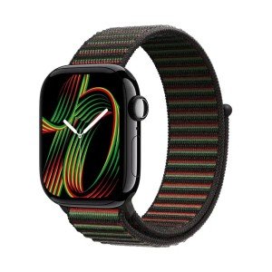 Ремешок для Apple Watch Black Unity Rhythm Sport Loop 44/45/46/49mm