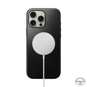 Чехол Nomad Modern Leather Horween для iPhone 16 Pro Max 6.9" MagSafe Black