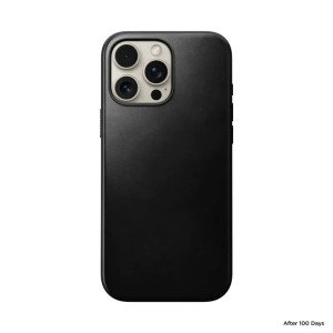Чехол Nomad Modern Leather Horween для iPhone 16 Pro Max 6.9" MagSafe Black