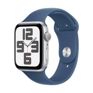 Смарт-часы Apple Watch Series SE (2024) 44mm Silver Aluminium Case with Sport Band M/L Denim Смарт-часы Apple Watch Series SE (2024) 44mm Silver Aluminium Case with Sport Band M/L Denim