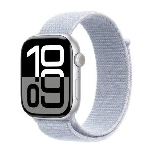 Смарт-часы Apple Watch Series 10 Silver Aluminium Case with Sport Loop 46mm Cloud Blue Смарт-часы Apple Watch Series 10 Silver Aluminium Case with Sport Loop 46mm Cloud Blue