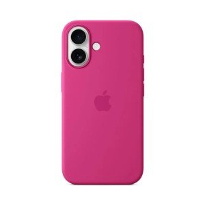 Чехол Apple iPhone 16 Plus Silicone Case with MagSafe Fuchsia