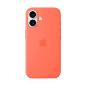 Чехол Apple iPhone 16 Silicone Case with MagSafe Tangerine
