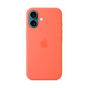 Чехол Apple iPhone 16 Silicone Case with MagSafe Tangerine