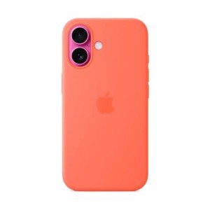 Чехол Apple iPhone 16 Silicone Case with MagSafe Tangerine