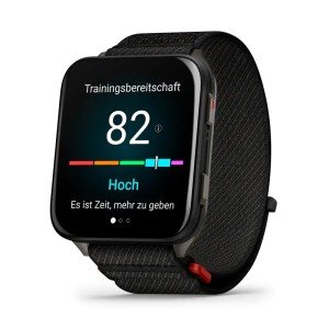 Garmin Venu X1 Черный с задней крышкой из сланцевого титана и черным нейлоновым ремешком ComfortFit
