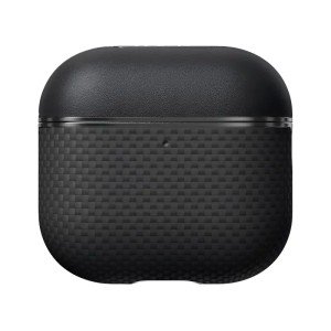 Чехол Pitaka Aramid Fiber Case для AirPods 4 (MagSafe) Black/Gray 1500D