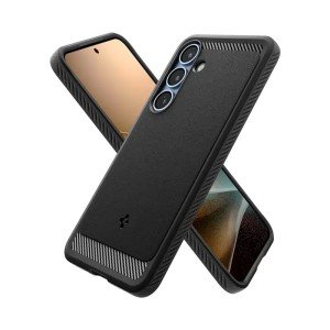 Чехол Spigen Rugged Armor (MagFit) для Samsung Galaxy S25 Matte Black