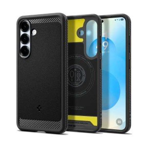 Чехол Spigen Rugged Armor (MagFit) для Samsung Galaxy S25 Matte Black