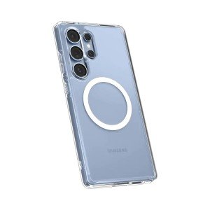 Чехол Spigen Ultra Hybrid (MagFit) для Samsung Galaxy S25 Clear