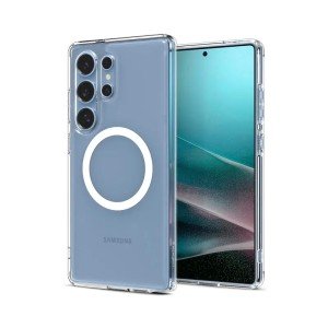 Чехол Spigen Ultra Hybrid (MagFit) для Samsung Galaxy S25 Clear