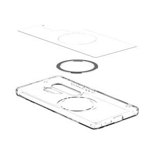 Чехол Spigen Ultra Hybrid (MagFit) для Samsung Galaxy S25 Clear