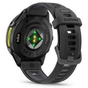 Умные часы Garmin Forerunner 970 Carbon Grey DLC Titanium with Black Case and Black/Translucent Whitestone Band (010-02969-10)