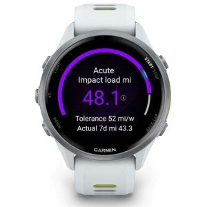 Умные часы Garmin Forerunner 970 Titanium with Whitestone Case and Whitestone/Translucent Amp Yellow Band (010-02969-11)