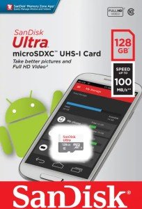 Карта памяти SanDisk Ultra microSDXC 128Gb class 10 UHS-1, (SDSQUNR-128G-GN6MN) Карта памяти SanDisk Ultra microSDXC 128Gb class 10 UHS-1, (SDSQUNR-128G-GN6MN)