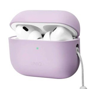 Чехол для Airpods Pro 2 Uniq LINO Liquid Silicone Lavender