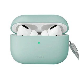 Чехол для Airpods Pro 2 Uniq LINO Liquid Silicone Mint Green