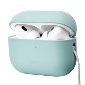 Чехол для Airpods Pro 2 Uniq LINO Liquid Silicone Mint Green