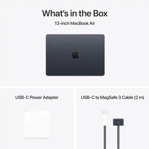 Ноутбук Apple MacBook Air 13 2025 M4 (13.6/2560x1664/16GB/1TB SSD/Apple graphics 8-core) Midnight (Z1CY000YL)
