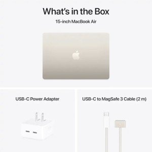 Ноутбук Apple MacBook Air 15 2025 M4 (15.3/2880x1864/32GB/1TB SSD/Apple graphics 10-core) Starlight (Z1DF000P7)