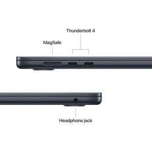 Ноутбук Apple MacBook Air 15 2025 M4 (15.3/2880x1864/24GB/1TB SSD/Apple graphics 10-core) Midnight (Z1H2000NQ)