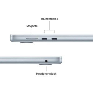 Ноутбук Apple MacBook Air 15 2025 M4 (15.3/2880x1864/32GB/1TB SSD/Apple graphics 10-core) Sky Blue (Z1HE000SY)