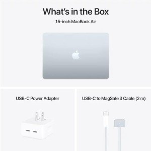 Ноутбук Apple MacBook Air 15 2025 M4 (15.3/2880x1864/32GB/2TB SSD/Apple graphics 10-core) Sky Blue (Z1HE0018R)