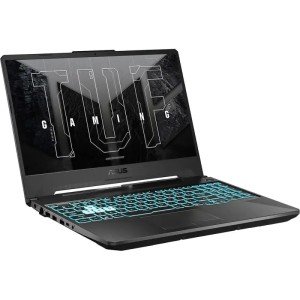 Ноутбук Asus TUF Gaming A15 FA506NF-HN042 Ryzen 5 7535HS 8Gb SSD512Gb NVIDIA GeForce RTX 2050 4Gb 15.6" IPS FHD (1920x1080) noOS black WiFi BT Cam (90NR0JE7-M004R0)