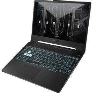 Ноутбук Asus TUF Gaming A15 FA506NF-HN042 Ryzen 5 7535HS 8Gb SSD512Gb NVIDIA GeForce RTX 2050 4Gb 15.6" IPS FHD (1920x1080) noOS black WiFi BT Cam (90NR0JE7-M004R0)