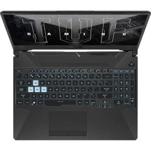 Ноутбук Asus TUF Gaming A15 FA506NF-HN042 Ryzen 5 7535HS 8Gb SSD512Gb NVIDIA GeForce RTX 2050 4Gb 15.6" IPS FHD (1920x1080) noOS black WiFi BT Cam (90NR0JE7-M004R0)