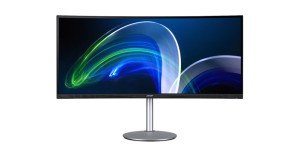Монитор 34" Acer Vero CB342CURbmiiphuzx IPS, 3440x1440 (21:9), 300кд/м2, 1 мс, 178°/178°, FreeSync, HDMI, DisplayPort, USB Type-C, USB-Hub, черный/серебристый UM.CB2EE.005