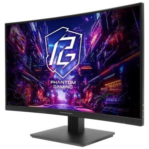 Монитор 27" ASRock Phantom Gaming PG27QRT1B Black VA