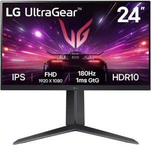 Монитор LG 24" UltraWide 24GS65F-B IPS FHD LED черный