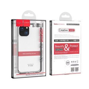 Чехол HOCO Light series для iPhone 15 прозрачный Чехол HOCO Light series для iPhone 15 прозрачный
