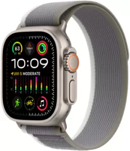 Умные часы Apple Watch Ultra 2 49 мм Titanium Case with Trail Loop (49mm, Серо-зелёный S/M, S/M) Умные часы Apple Watch Ultra 2 49 мм Titanium Case with Trail Loop (49mm, Серо-зелёный S/M, S/M)
