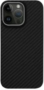 Карбоновый чехол для iPhone 15 Pro Max KZDOO черный Карбоновый чехол для iPhone 15 Pro Max KZDOO черный