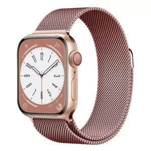 Ремешок для Apple Watch 38mm/40mm Gurdini Milanese Loop (миланский сетчатый) (Розовое золото) Ремешок для Apple Watch 38mm/40mm Gurdini Milanese Loop (миланский сетчатый) (Розовое золото)