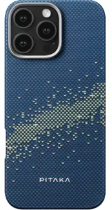 Чехол PITAKA Tactile Woven case для iPhone 16 Pro, Milky way galaxy (KI1601PMYG) Чехол PITAKA Tactile Woven case для iPhone 16 Pro, Milky way galaxy (KI1601PMYG)