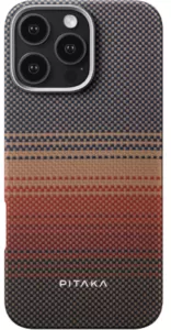 Чехол PITAKA Tactile Woven case для iPhone 16 Pro Max, Sunset (KI1602SUM) Чехол PITAKA Tactile Woven case для iPhone 16 Pro Max, Sunset (KI1602SUM)