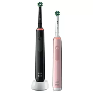 Электрическая зубная щетка Oral-B Pro 3 3900 Duo Черный/Розовый Электрическая зубная щетка Oral-B Pro 3 3900 Duo Черный/Розовый