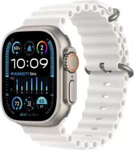 Умные часы Apple Watch Ultra 2 49 мм Titanium Case GPS + Cellular, White Ocean Band Умные часы Apple Watch Ultra 2 49 мм Titanium Case GPS + Cellular, White Ocean Band