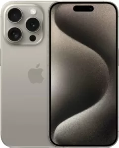 Смартфон Apple iPhone 15 Pro 256 ГБ, Dual: nano SIM + eSIM, титан Смартфон Apple iPhone 15 Pro 256 ГБ, Dual: nano SIM + eSIM, титан