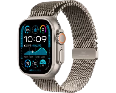 Apple Watch Ultra 2 (2024) GPS + Cellular 49 mm Natural Titanium Case with Milanese Loop Apple Watch Ultra 2 (2024) GPS + Cellular 49 mm Natural Titanium Case with Milanese Loop