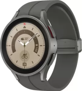 Умные часы Samsung Galaxy Watch5 Pro Wi-Fi NFC, серый титан Умные часы Samsung Galaxy Watch5 Pro Wi-Fi NFC, серый титан